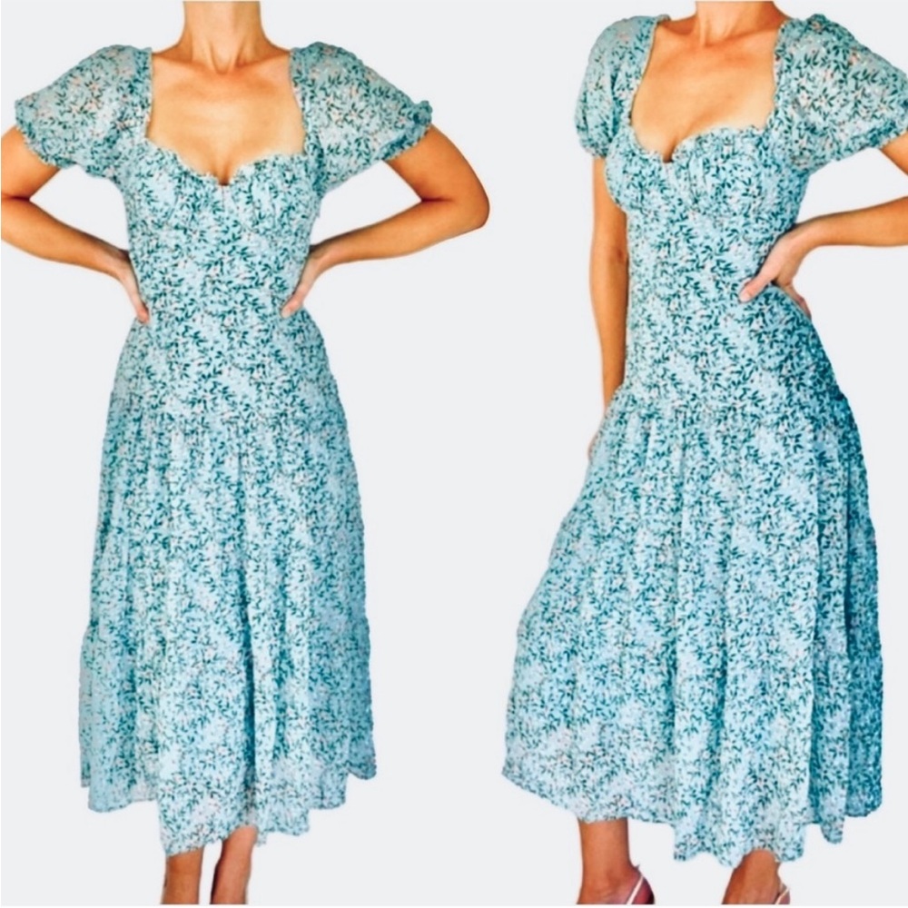 ASTR the label floral maxi dress